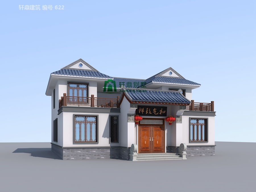 1高端帶院中式自建別墅設計圖7.jpg 1高端帶院中式自建別墅設計圖7.jpg