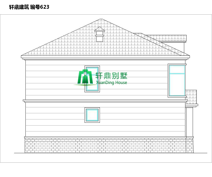 二層田園風格自建別墅設計施工圖3.jpg 二層田園風格自建別墅設計施工圖3.jpg