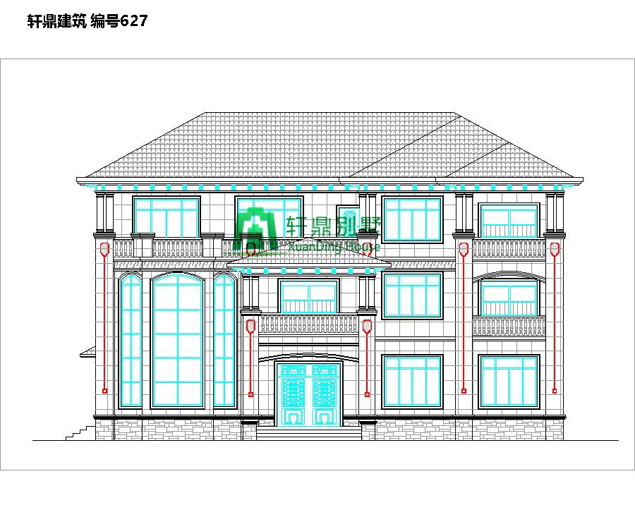 大氣歐式自建別墅設計圖1.jpg 大氣歐式自建別墅設計圖1.jpg