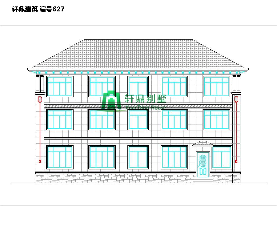 大氣歐式自建別墅設計圖2.jpg 大氣歐式自建別墅設計圖2.jpg