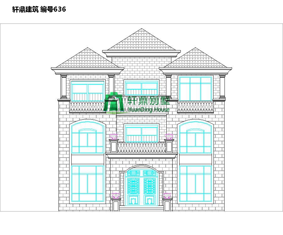 三層歐式自建別墅設(shè)計圖1.jpg 三層歐式自建別墅設(shè)計圖1.jpg