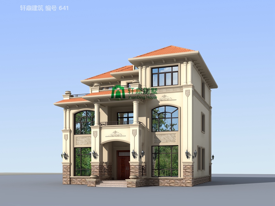 歐式三層自建別墅設計圖12.jpg 歐式三層自建別墅設計圖12.jpg
