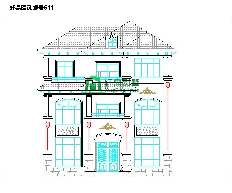 歐式三層自建別墅設計圖1.jpg 歐式三層自建別墅設計圖1.jpg