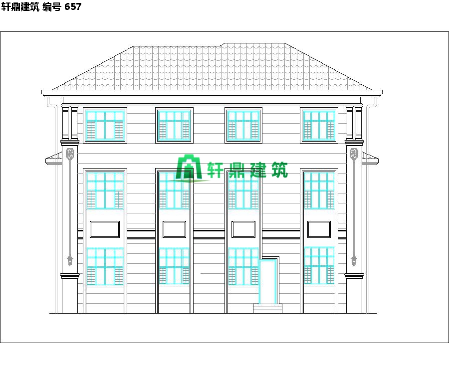 精品歐式三層自建別墅設計施工全套圖紙07.jpg 精品歐式三層自建別墅設計施工全套圖紙07.jpg