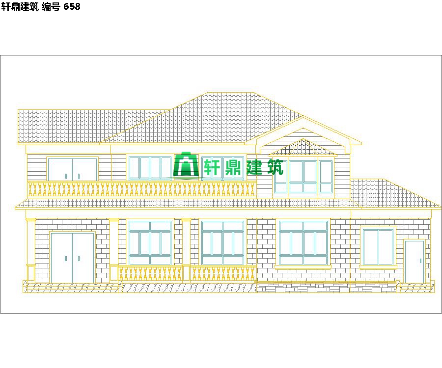 自建田園二層小別墅設計施工圖05.jpg 自建田園二層小別墅設計施工圖05.jpg