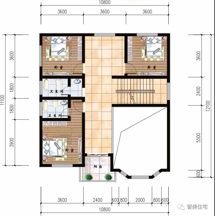 客廳挑空設計的兩層別墅 客廳挑空設計的兩層別墅