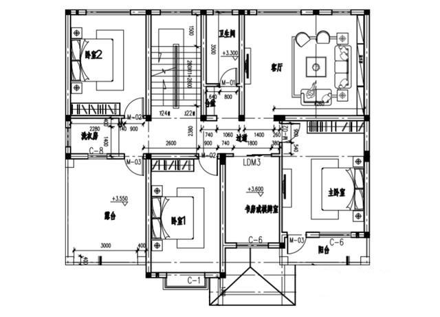 二層帶車庫(kù)的自建房屋設(shè)計(jì)圖 二層帶車庫(kù)的自建房屋設(shè)計(jì)圖