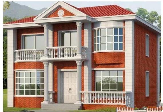 實用的兩層自建住宅 實用的兩層自建住宅