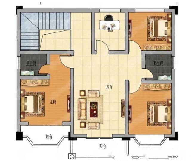 實用的兩層自建住宅 實用的兩層自建住宅