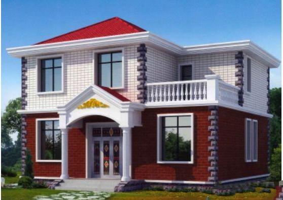 實用的兩層自建住宅 實用的兩層自建住宅