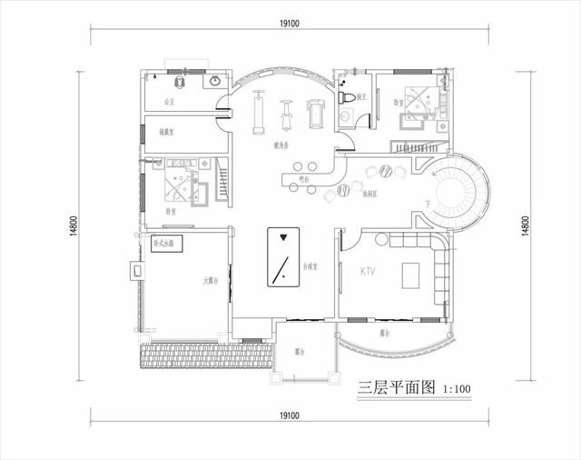 鄉(xiāng)村三層別墅建筑設(shè)計圖 鄉(xiāng)村三層別墅建筑設(shè)計圖