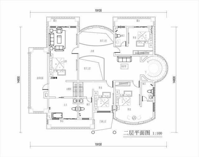 鄉(xiāng)村三層別墅建筑設(shè)計圖 鄉(xiāng)村三層別墅建筑設(shè)計圖