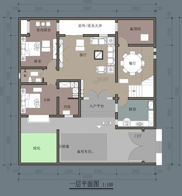 農村自建兩層平頂別墅 農村自建兩層平頂別墅