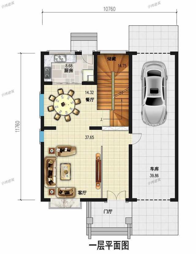 三層的豪華自建住宅設計 三層的豪華自建住宅設計