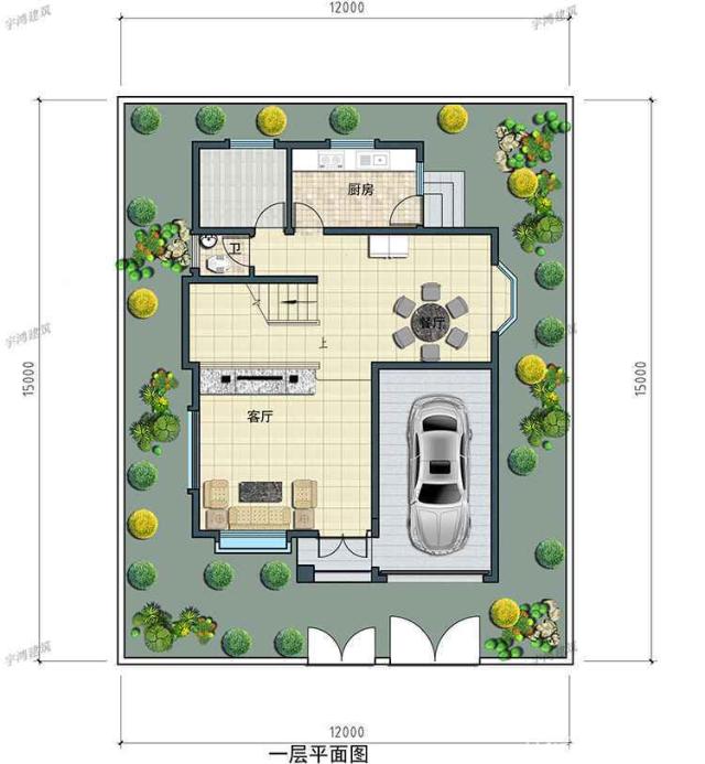 三層的豪華自建住宅設計 三層的豪華自建住宅設計