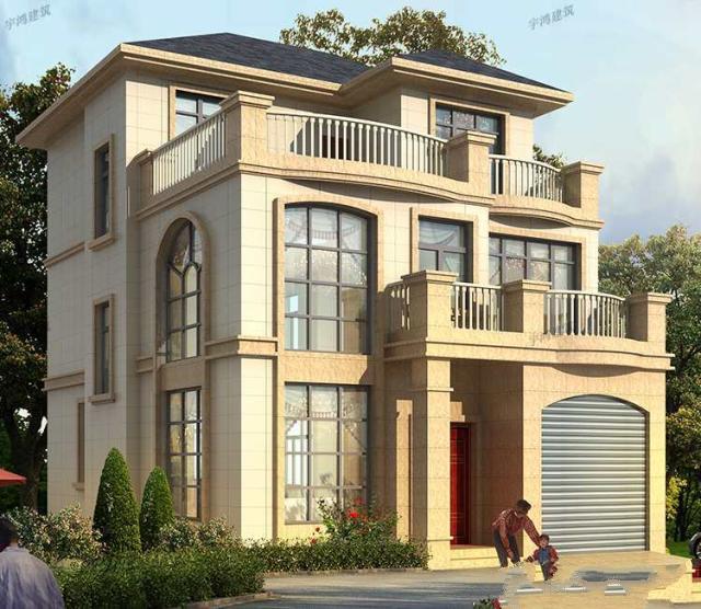 三層的豪華自建住宅設計 三層的豪華自建住宅設計