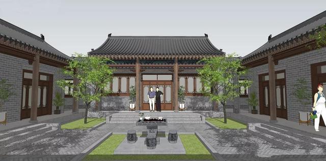 中式四合院 中式四合院