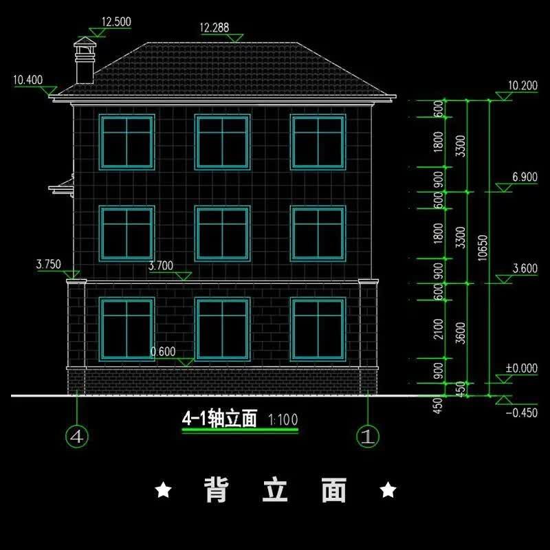 三層新中式農(nóng)村別墅 三層新中式農(nóng)村別墅