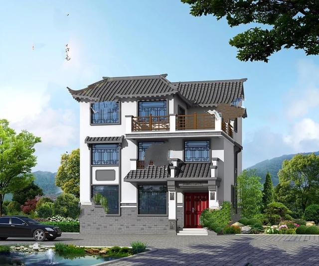 中式設(shè)計(jì)的別墅 中式設(shè)計(jì)的別墅