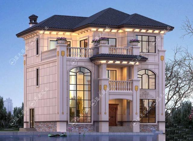 三層歐式農村自建房設計圖 三層歐式農村自建房設計圖