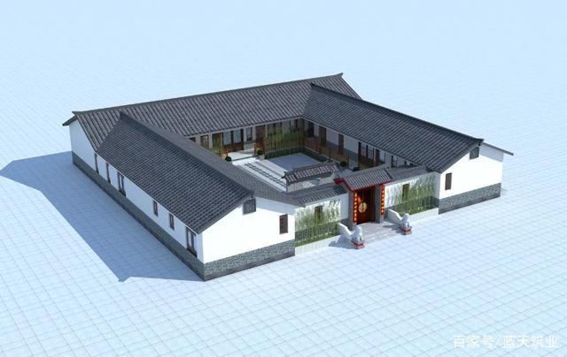 中式四合院自建別墅原創(chuàng)設(shè)計(jì)圖紙 中式四合院自建別墅原創(chuàng)設(shè)計(jì)圖紙