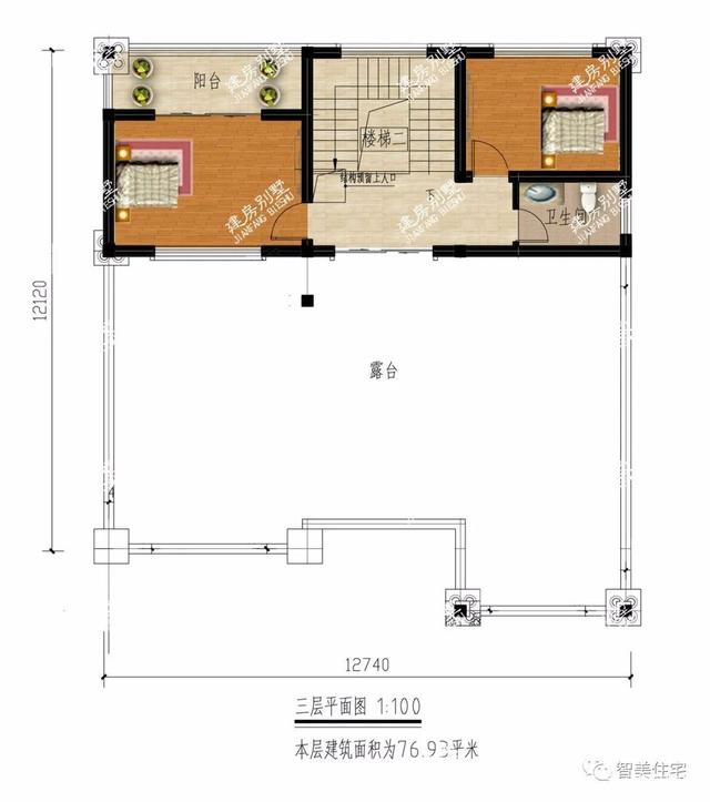大露臺設(shè)計的2棟3層別墅 大露臺設(shè)計的2棟3層別墅