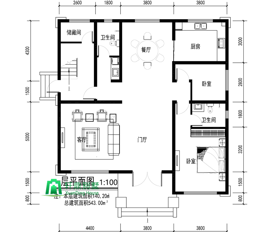 一層平面圖 一層平面圖