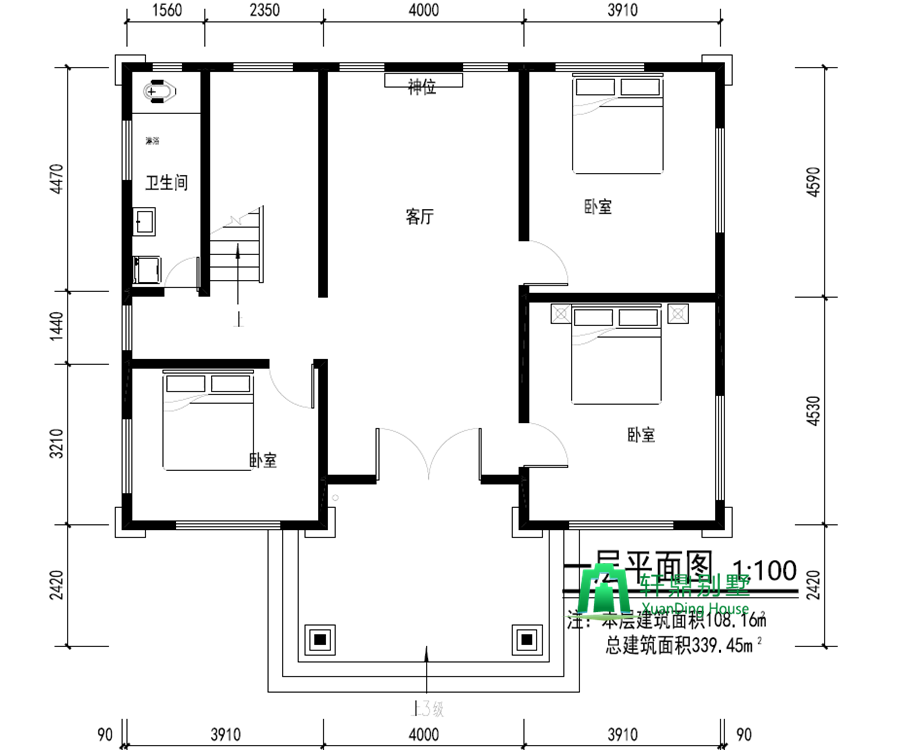 一層平面圖 一層平面圖