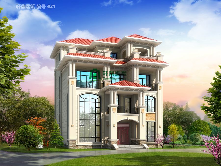 高端歐式四層自建別墅設計圖3.jpg 高端歐式四層自建別墅設計圖3.jpg