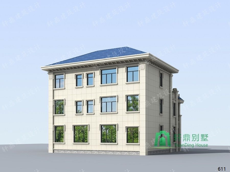 農(nóng)村三層帶車庫(kù)自建別墅設(shè)計(jì)圖背面效果圖.jpg 農(nóng)村三層帶車庫(kù)自建別墅設(shè)計(jì)圖背面效果圖.jpg