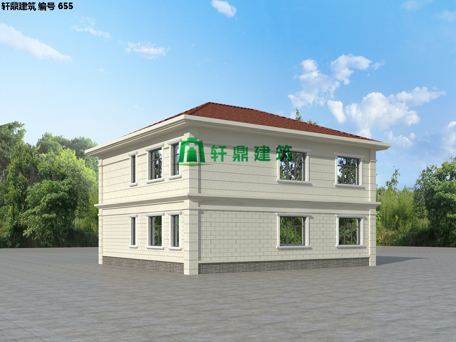 經典現代自建小別墅設計施工圖01.jpg 經典現代自建小別墅設計施工圖01.jpg
