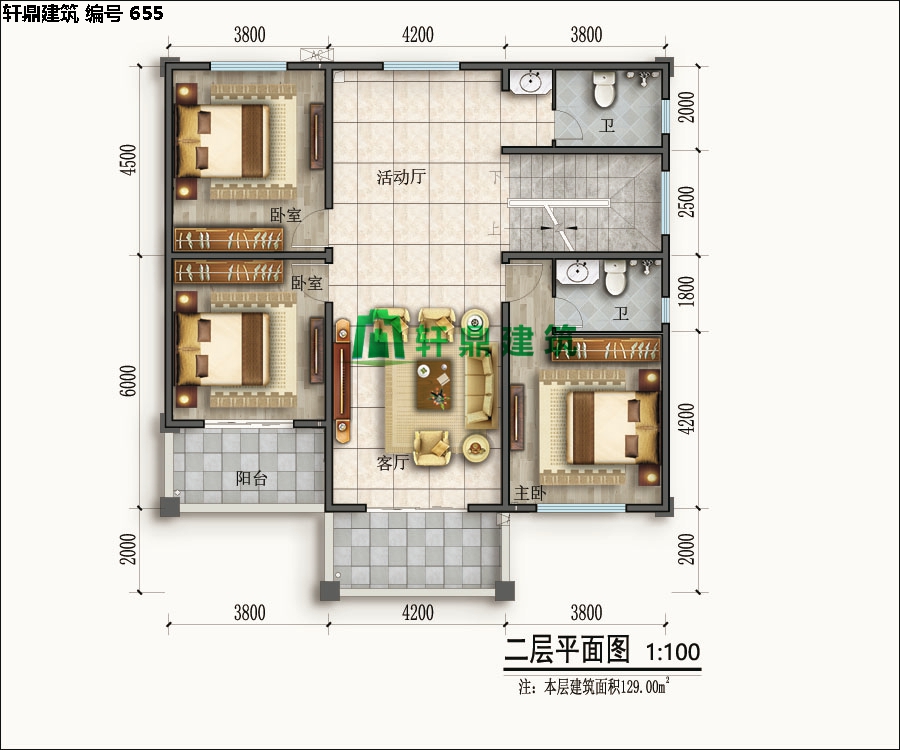 經典現代自建小別墅設計施工圖11.jpg 經典現代自建小別墅設計施工圖11.jpg