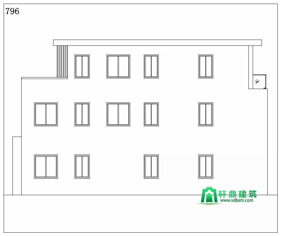 背立面 背立面