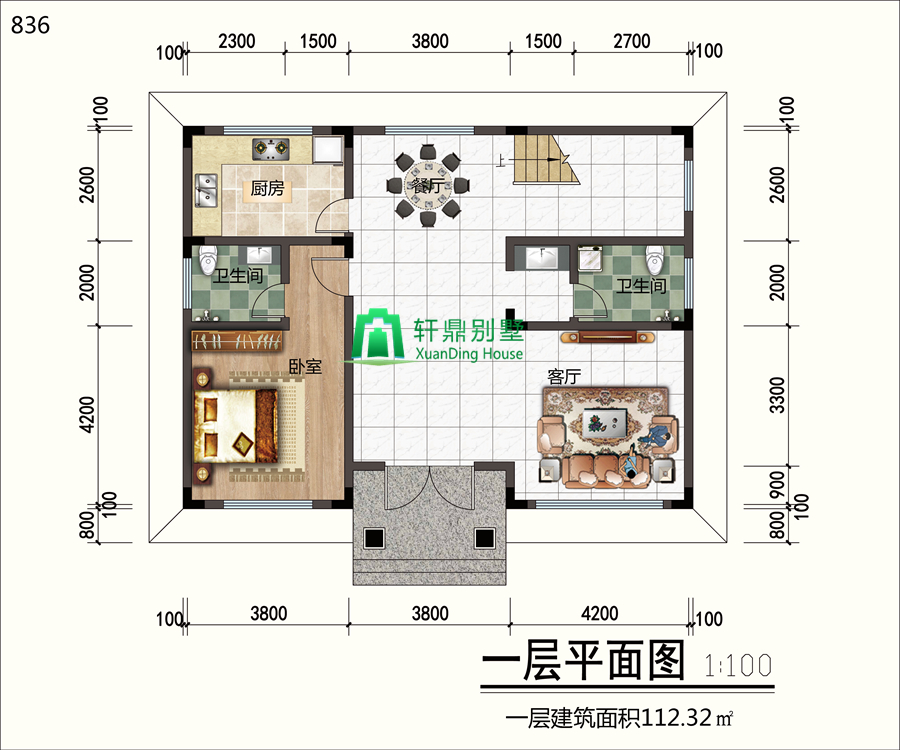 一層平面圖 一層平面圖